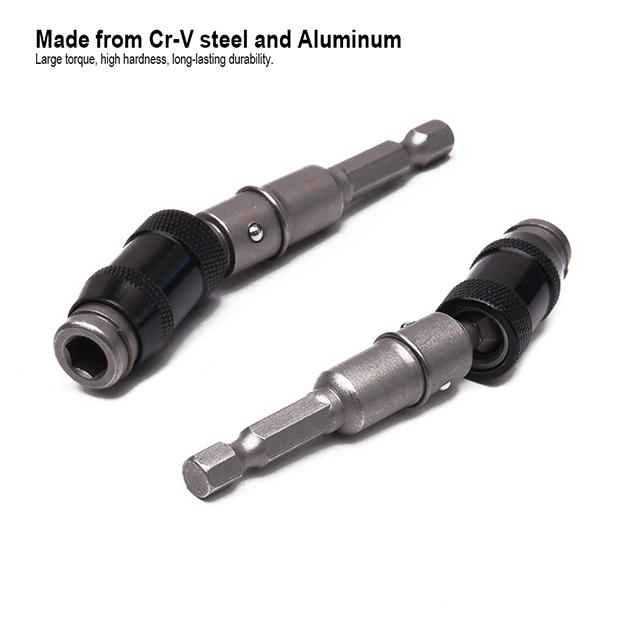 Suporte Universal Articulado HARDEN 1/4” (6,35 mm) x 90 mm para Bits de Parafusadeira