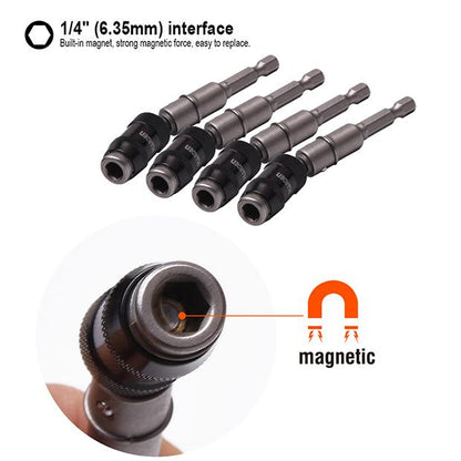 Suporte Universal Articulado HARDEN 1/4” (6,35 mm) x 90 mm para Bits de Parafusadeira