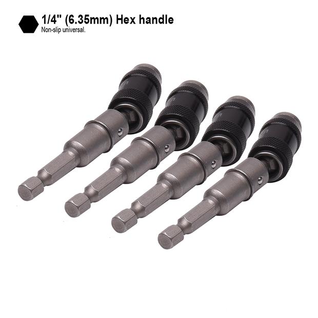 Suporte Universal Articulado HARDEN 1/4” (6,35 mm) x 90 mm para Bits de Parafusadeira