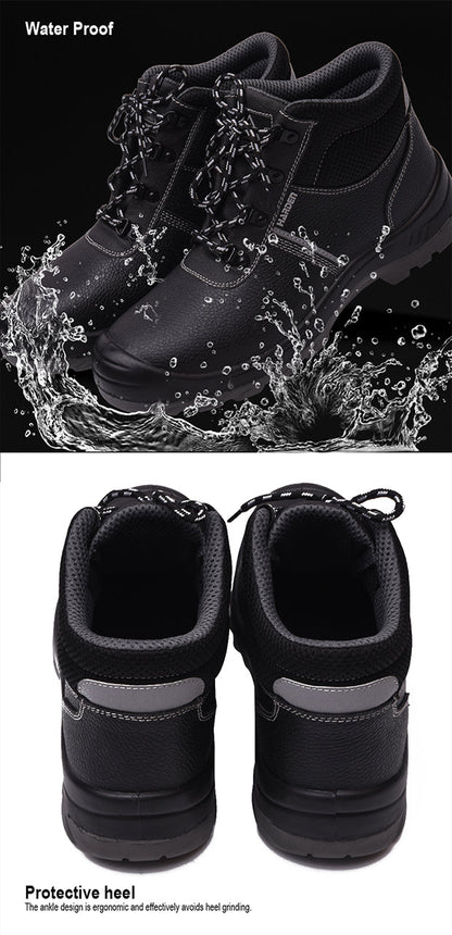 Bota de Segurança HARDEN S1P com Biqueira de Aço e Palmilha Antiperfuro – Antiderrapante e Resistente a Óleo