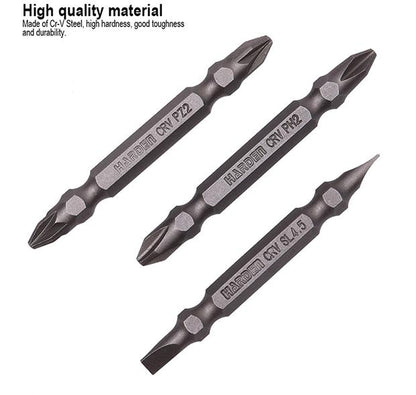 Jogo de Pontas de Parafusadeira 9 Peças HARDEN – Aço Cromo-Vanádio (Cr-V) Temperado com Suporte de Cinto