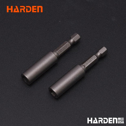 Suporte Magnético para Bits HARDEN 1/4” x 60 mm em Aço Cromo-Vanádio – Kit com 2 Peças