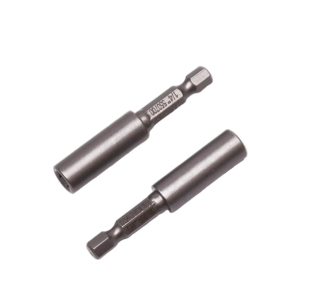 Suporte Magnético para Bits HARDEN 1/4” x 60 mm em Aço Cromo-Vanádio – Kit com 2 Peças