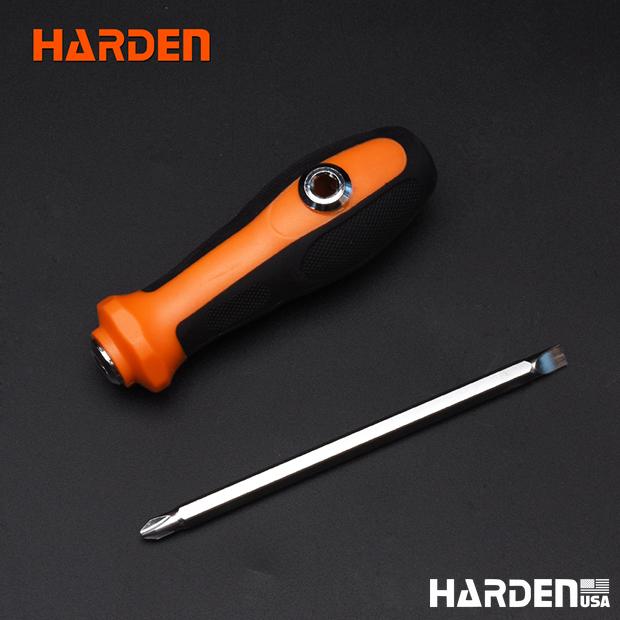 Chave Phillips HARDEN 2 em 1 PH2 com Haste 130 mm em Aço Cromo-Vanádio (CR-V)