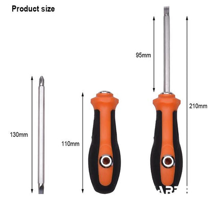 Chave Phillips HARDEN 2 em 1 PH2 com Haste 130 mm em Aço Cromo-Vanádio (CR-V)