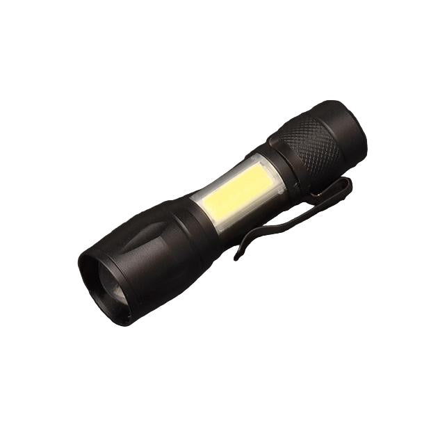 Lanterna de Trabalho Recarregável Harden – LED 3W, Bateria 400mAh e Foco Telescópico