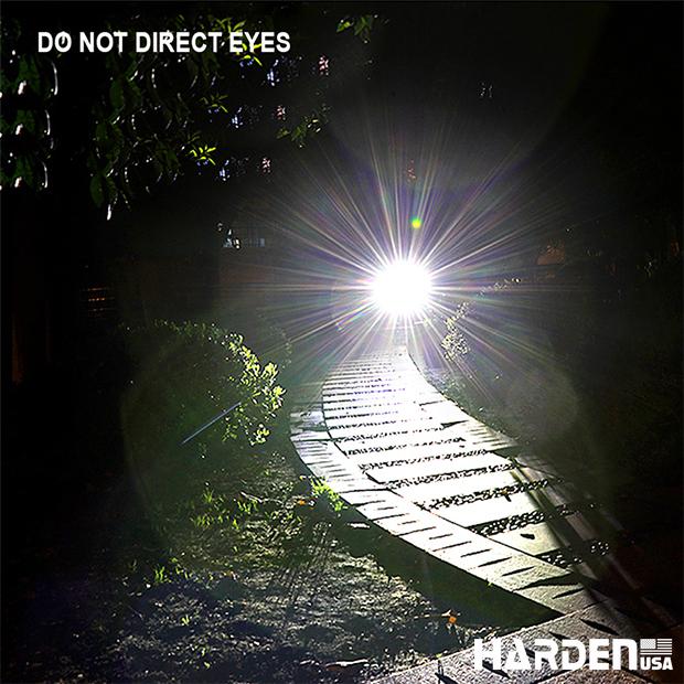 Lanterna de Trabalho Recarregável Harden – LED 3W, Bateria 400mAh e Foco Telescópico