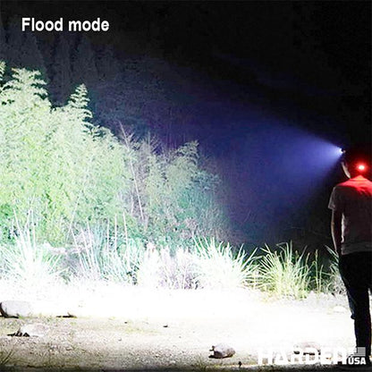 Lanterna de Cabeça Recarregável HARDEN com LED 5W – Foco Ajustável, 3 Modos de Iluminação e Bateria de Íon-Lítio 1800mAh