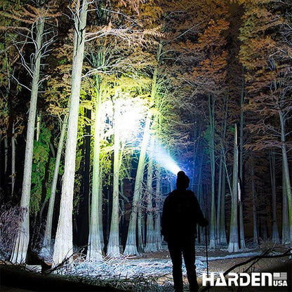 Lanterna de Cabeça Recarregável HARDEN com LED 5W – Foco Ajustável, 3 Modos de Iluminação e Bateria de Íon-Lítio 1800mAh
