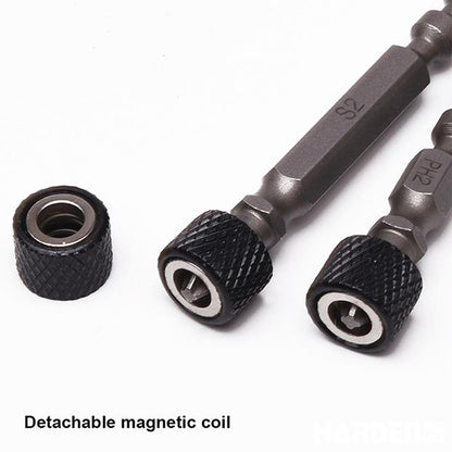 Jogo de Bits Phillips HARDEN PH2 x 65 mm em Aço S2 com 10 Peças e Ímãs Magnéticos