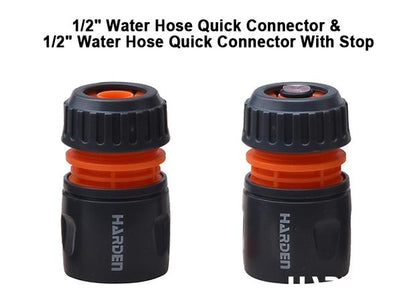 Adaptador de Torneira HARDEN – Conectores em PP para 1/2""×3/4"" e 3/4""×1""