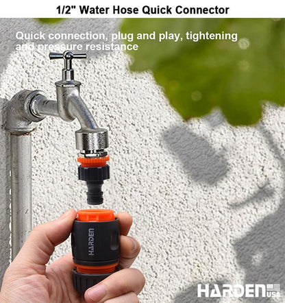 Adaptador de Torneira HARDEN – Conectores em PP para 1/2""×3/4"" e 3/4""×1""