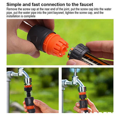 Adaptador de Torneira HARDEN – Conectores em PP para 1/2""×3/4"" e 3/4""×1""