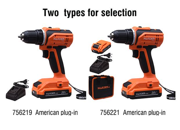 Parafusadeira Sem Fio 20V (com 2 baterias e bolsa de nylon)