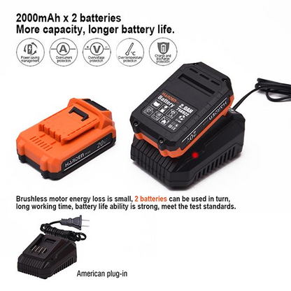 Parafusadeira Sem Fio 20V (com 2 baterias e bolsa de nylon)