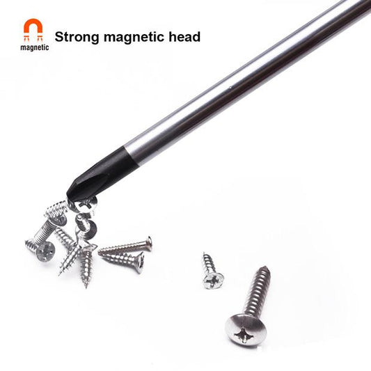 Jogo de Chaves de Fenda 10 Peças – Aço Cromo-Vanádio (CR-V) Temperado com Cabo TPR Ergonômico