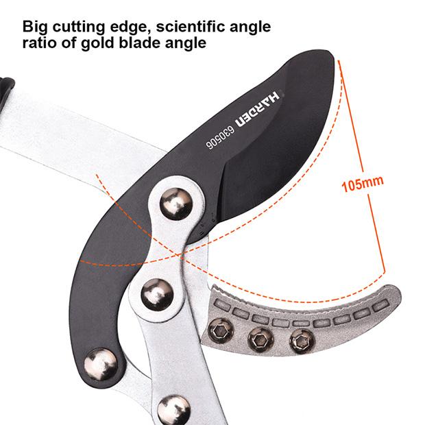 Tesoura de Podar HARDEN 30,5” – Lâmina de Aço Carbono de Alta Resistência com Revestimento Teflon