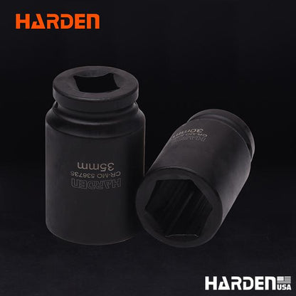 Soquete Estriado Profundo 1/2" HARDEN – Alta Resistência para Uso Profissional
