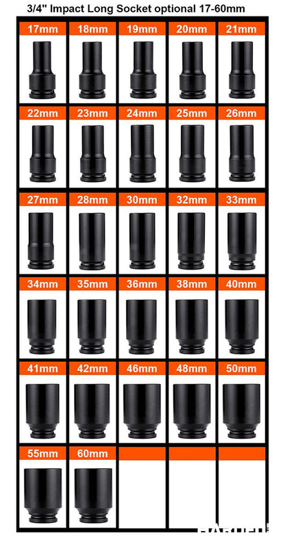 Soquete Estriado Profundo 1/2" HARDEN – Alta Resistência para Uso Profissional