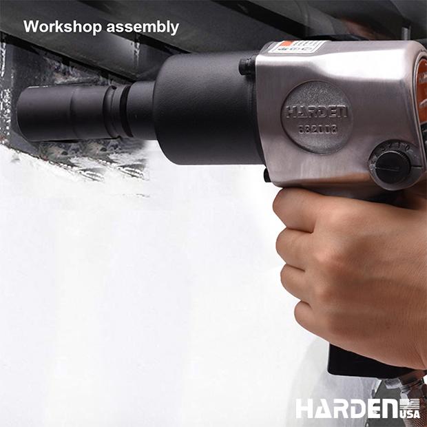 HARDEN Soquete de Impacto Longo 1/2" – Aço CrMo, Alta Resistência e Durabilidade