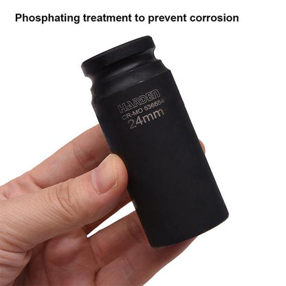 HARDEN Soquete de Impacto Longo 1/2" – Aço CrMo, Alta Resistência e Durabilidade