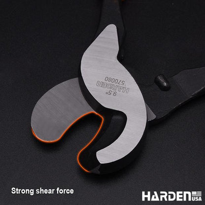 Alicate Corta Cabo HARDEN 241 mm (9,5”) Reforçado para Cabos de Cobre e Alumínio