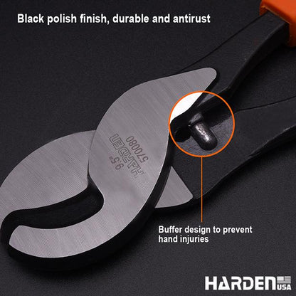 Alicate Corta Cabo HARDEN 241 mm (9,5”) Reforçado para Cabos de Cobre e Alumínio