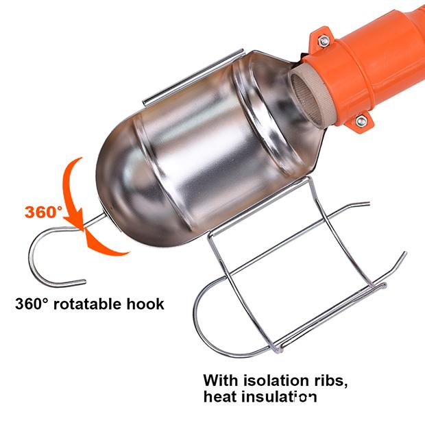 Luminária de Trabalho HARDEN 100 W 220 V com Gancho e Cabo de 5 m