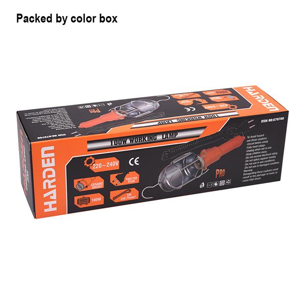 Luminária de Trabalho HARDEN 100 W 220 V com Gancho e Cabo de 5 m