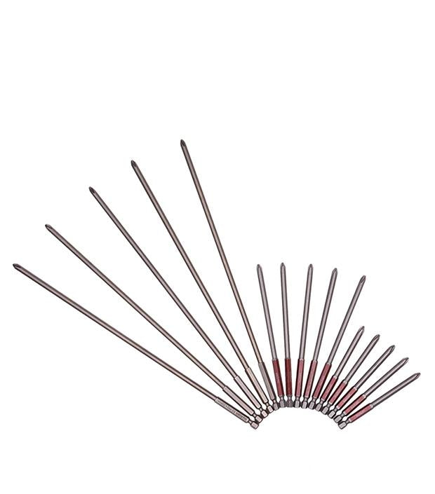 Conjunto de 10 Pontas de Chave de Fenda PH2x100mm