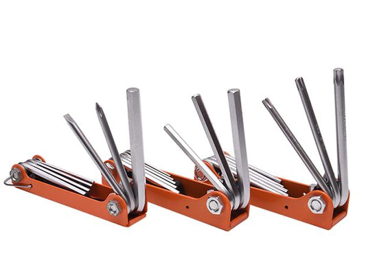 Jogo de Chaves Allen HARDEN 8 em 1 em Aço Cromo Vanádio 1,5 a 8 mm