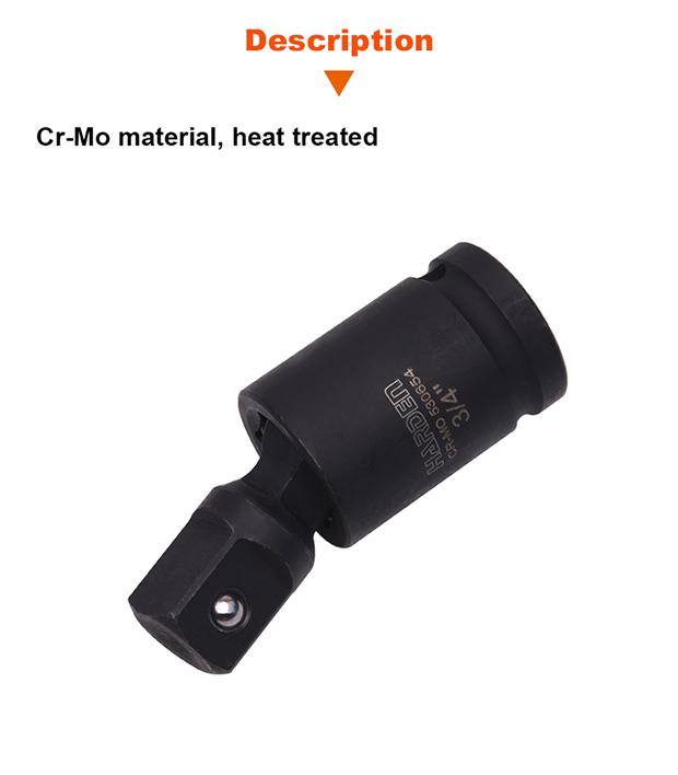 Junta Universal 3/4’’ (19 mm) HARDEN em Aço CrMo – Alta Resistência para Impacto