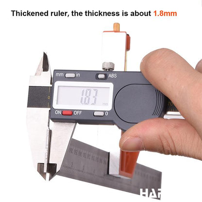 Esquadro Combinado 300 mm (12") em Aço Inoxidável com Base de Alumínio HARDEN