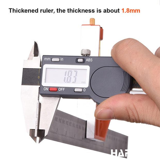 Esquadro Combinado 300 mm (12") em Aço Inoxidável com Base de Alumínio HARDEN