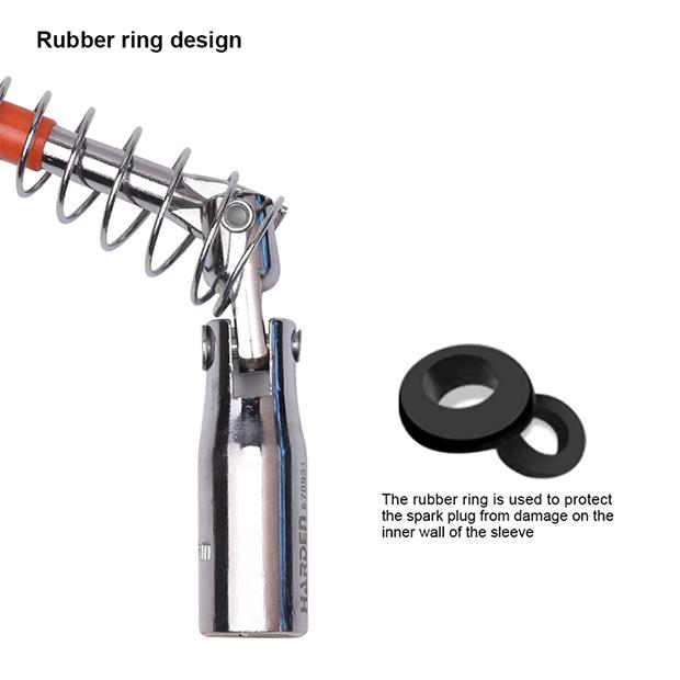 HARDEN Chave T Universal para Velas de Ignição – Aço Cromo-Vanádio, Molas Temperadas e Cabo Confortável