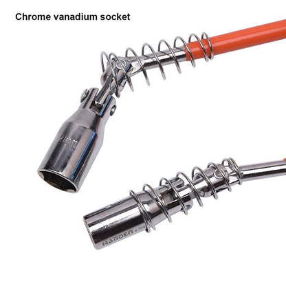 HARDEN Chave T Universal para Velas de Ignição – Aço Cromo-Vanádio, Molas Temperadas e Cabo Confortável