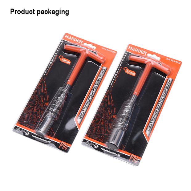 HARDEN Chave T Universal para Velas de Ignição – Aço Cromo-Vanádio, Molas Temperadas e Cabo Confortável