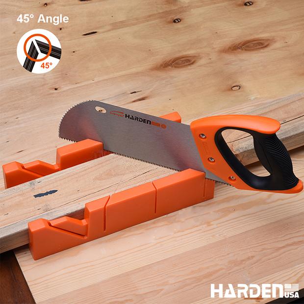 Caixa de Esquadria com Serra HARDEN 300x140x70mm – Corte Preciso e Rápido para Madeira