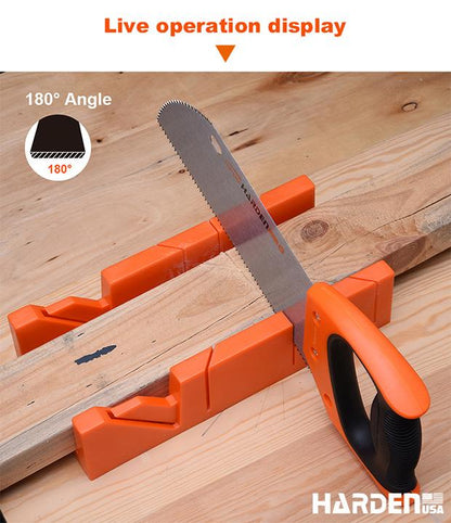 Caixa de Esquadria com Serra HARDEN 300x140x70mm – Corte Preciso e Rápido para Madeira