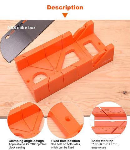 Caixa de Esquadria com Serra HARDEN 300x140x70mm – Corte Preciso e Rápido para Madeira