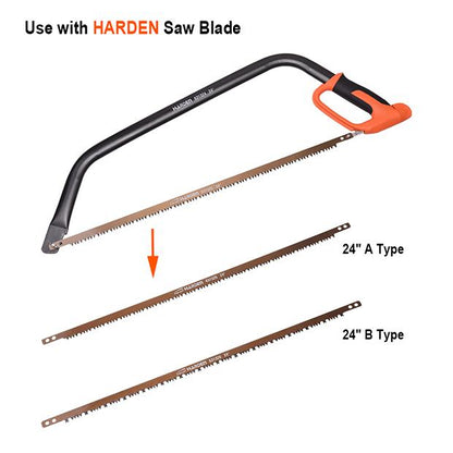 Arco de Serra para Jardim HARDEN 610 mm (24”) em Aço Carbono com Cabo Revestido
