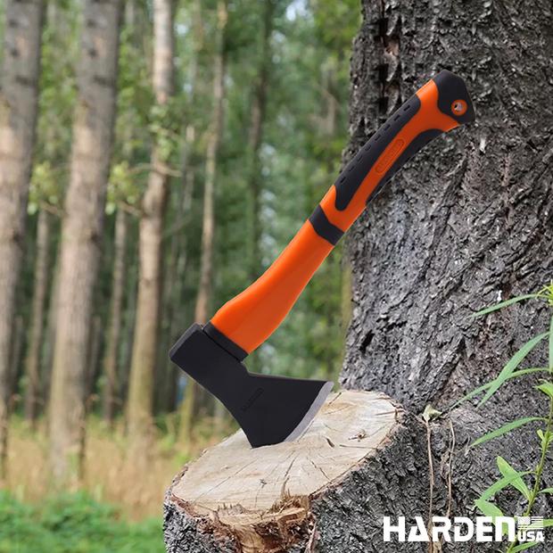 Machado com Cabo de Fibra de Vidro HARDEN 0,6 kg, 0,8 kg, 1,0 kg e 1,5 kg – Cabeça Forjada em Aço Temperado