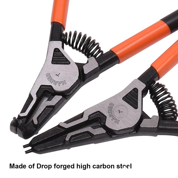 Jogo de Alicates para Anel de Retenção HARDEN 7” (178 mm) com 4 Peças – Interno e Externo