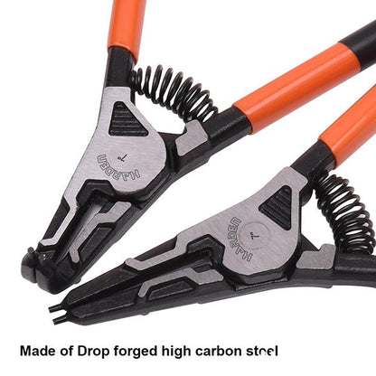 Jogo de Alicates para Anel de Retenção HARDEN 7” (178 mm) com 4 Peças – Interno e Externo