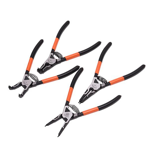 Jogo de Alicates para Anel de Retenção HARDEN 7” (178 mm) com 4 Peças – Interno e Externo