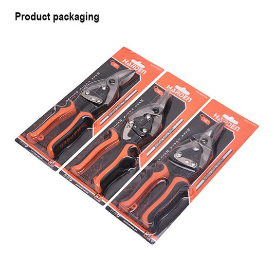 Tesoura Aviação Reta 10" (254mm) HARDEN – Corte Preciso em Chapas Metálicas