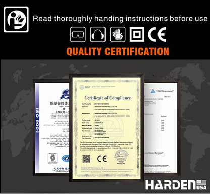 Kit de Pistolas de Ar Comprimido HARDEN 2 Peças com Bicos de 25 mm e 200 mm