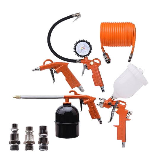 Jogo de Ferramentas Pneumáticas 5 Peças HARDEN com Engate Rápido (Europeu, Americano ou Japonês)