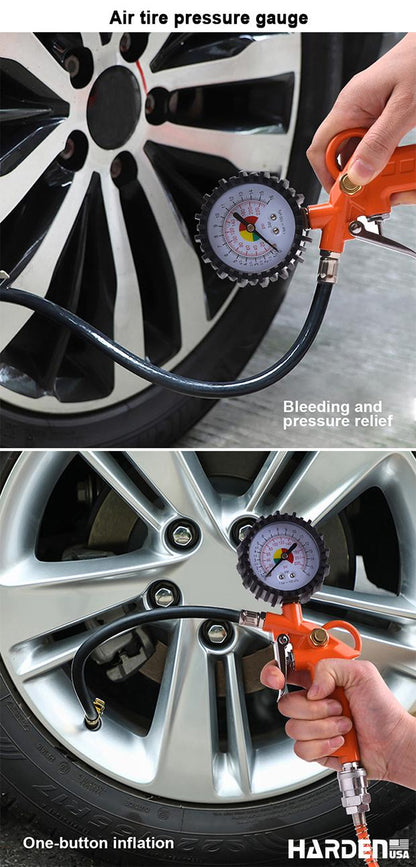 Jogo de Ferramentas Pneumáticas 5 Peças HARDEN com Engate Rápido (Europeu, Americano ou Japonês)