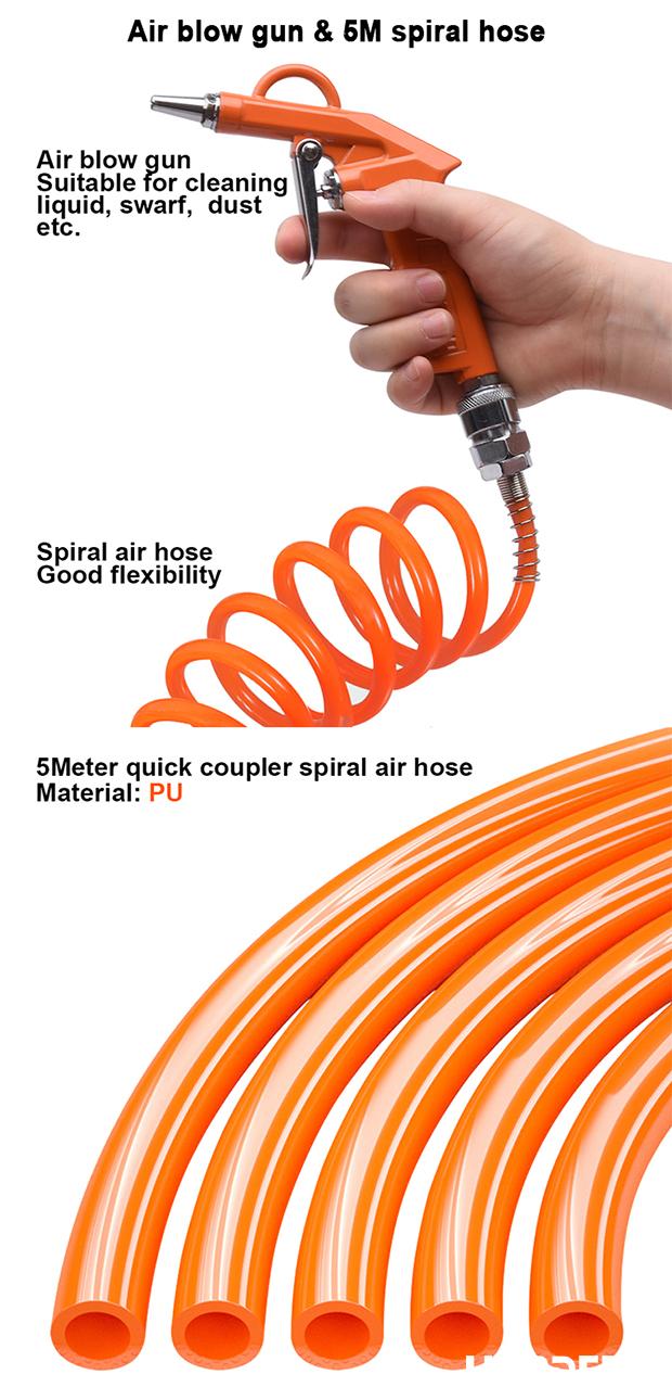 Jogo de Ferramentas Pneumáticas 5 Peças HARDEN com Engate Rápido (Europeu, Americano ou Japonês)